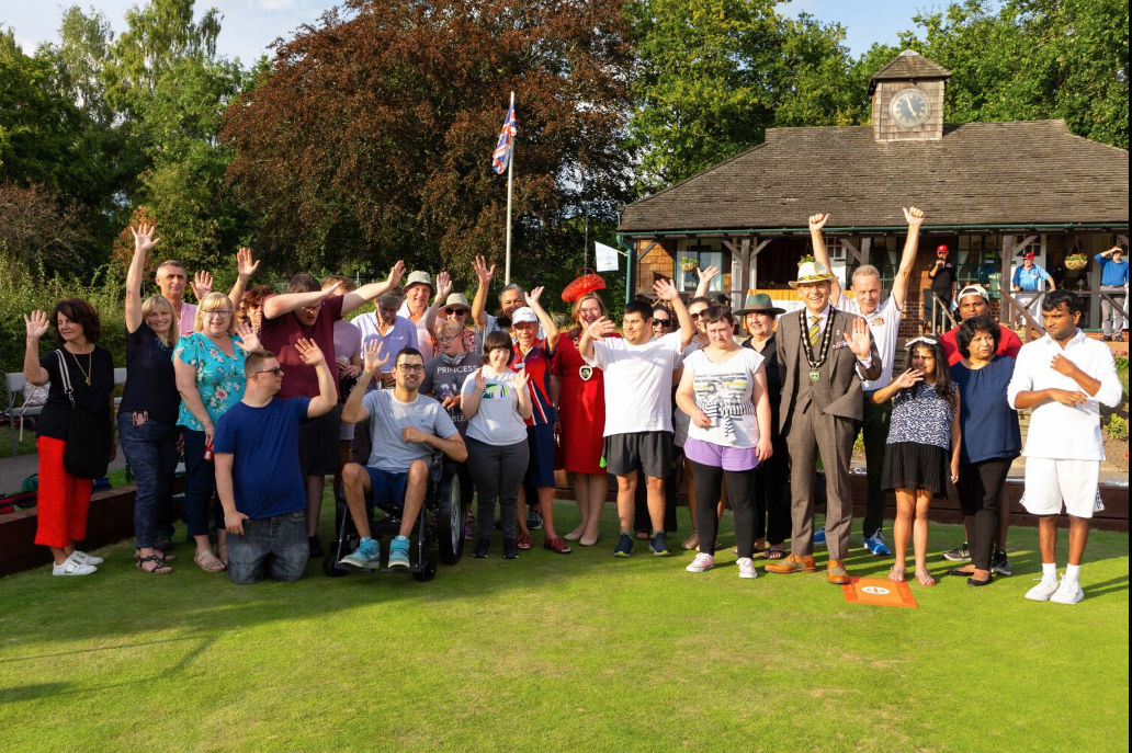 Disability support group meeting in a welcoming space